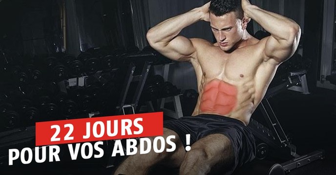 Gainage dynamique, crunchs originaux... Obtenez des abdos de rêve en 22 jours grâce à cet entraînement