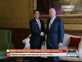 Krisis Syria dijangka dominasi mesyuarat G8