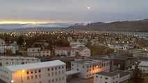 L'apparition d'un Ovni filmé dans le ciel en Islande ?