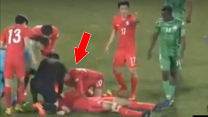 Un joueur se fracture le cou, son coéquipier lui sauve la vie en plein match !