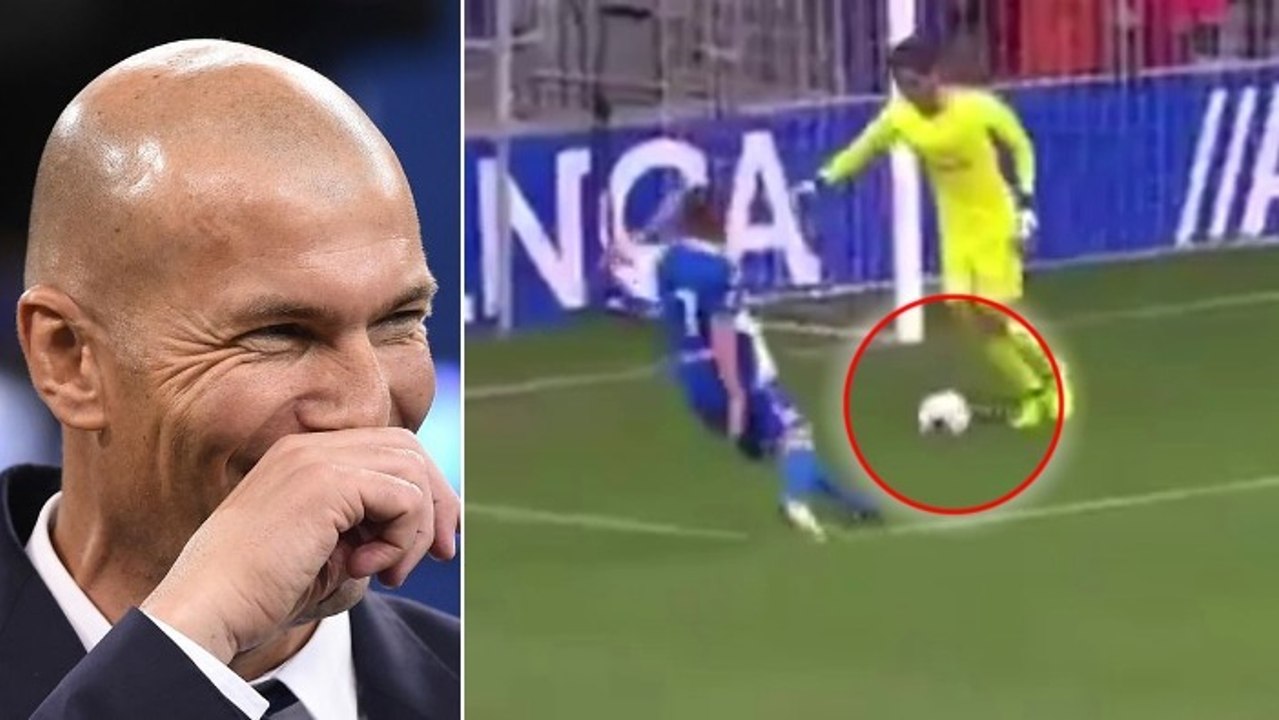 Le dribble de folie de Luca Zidane en plein match, alors qu'il est gardien !