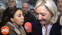 Le Petit Journal : Marine Le Pen refuse de répondre aux journalistes au sujet de son 