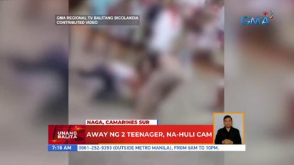 Away ng dalawang teenager sa Naga,CamSur, nahuli-cam | UB