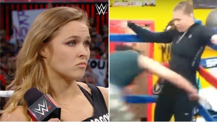 Ronda Rousey, ex-championne de l'UFC, s'entraîne au catch... Pour intégrer la WWE ?