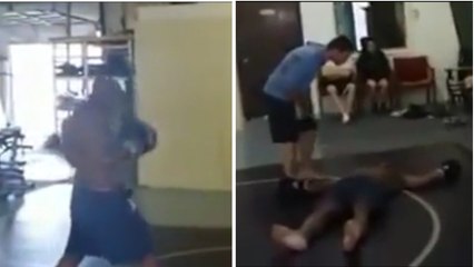 Un KO impressionnant dans une salle de muscu