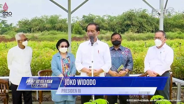 Presiden Jokowi Mengunjungi Persemaian Modern Rumpin di Kab Bogor