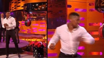 Anthony Joshua fait une démonstration de sa puissance en direct à la télé