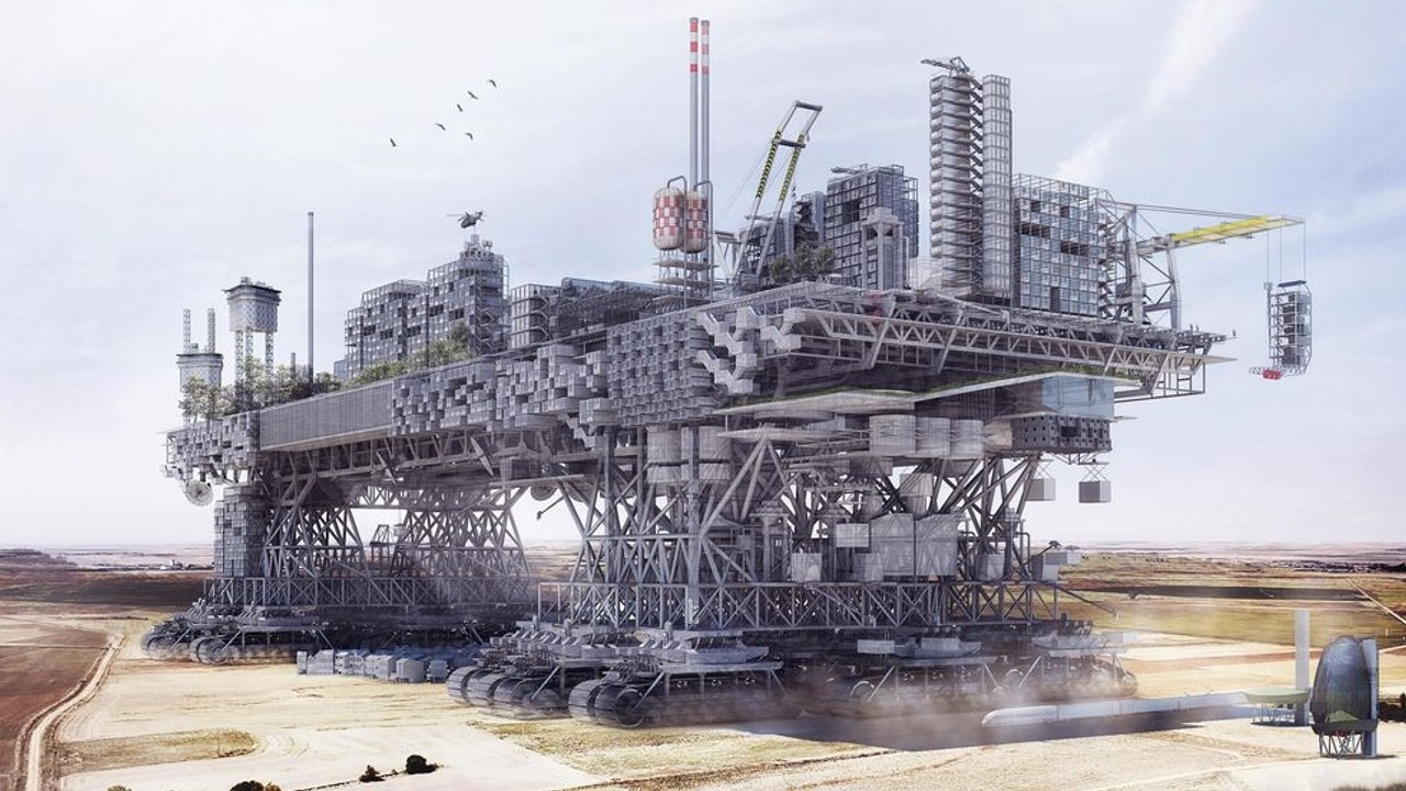 Créer une ville roulante, le projet déjanté de l'architecte espagnol Manuel Dominguez