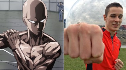 Un jeune français essayer de suivre l'entraînement de One Punch Man