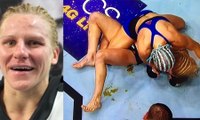 Un fan propose 15 000 dollars pour racheter le short de Justine Kish, la combattante UFC qui s'était fait dessus