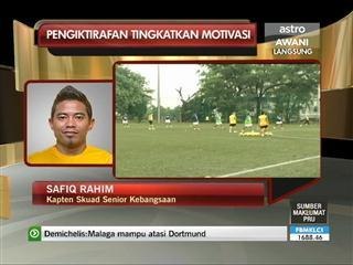 Pengiktirafan tingkat motivasi Safiq Rahim