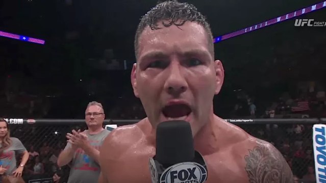 Chris Weidman a un message pour le champion actuel poids moyens Michael Bisping...