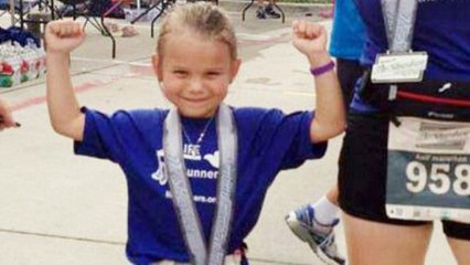 À 6 ans, Keelan Glass a terminé son premier semi-marathon !