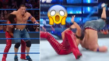 John Cena se fait casser le cou par Shinsuke Nakamura