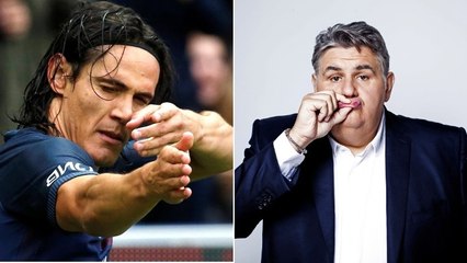 D'anciens tweets de Pierre Ménès à propos du recrutement d'Edinson Cavani ressortent