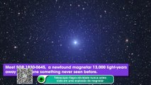 Explosão de magnetar: telescópio flagra atividade nunca vista antes