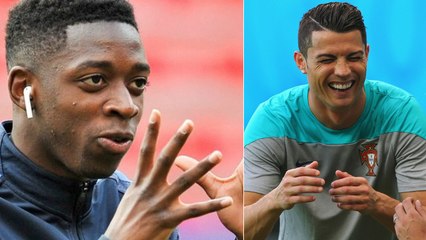 Ousmane Dembélé supprime ses tweets sur Cristiano Ronaldo en arrivant au Barça