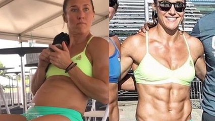 Crossfit : ces photos de Jennifer Smith, athlète professionnelle, n'ont été prises qu'à 15 minutes d'écart !