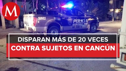 Asesinan a dos personas en fraccionamiento de Cancún