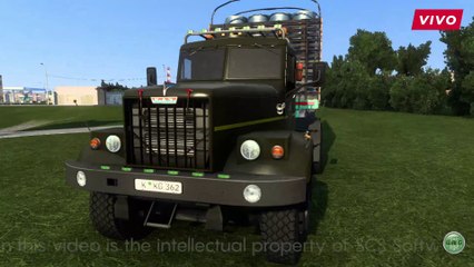 Ukrainian KrAZ Truck - Old School Trucking, Colombian roads - Jhon Death Map ETS2.