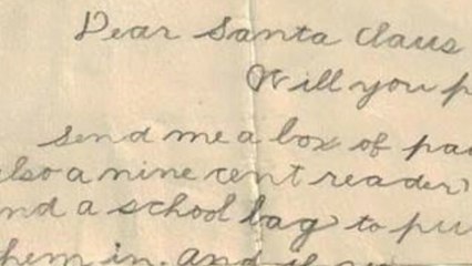 Découvrez la lettre au Père Noël très émouvante d'un enfant en 1915