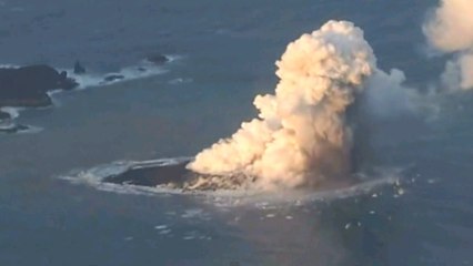 Une nouvelle île apparaît au large du Japon !