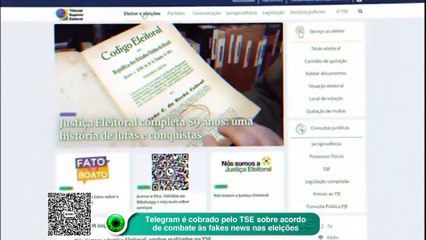 Eleições 2022: TSE cobra Telegram sobre acordo de combate às fakes news
