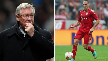 Sir Alex Ferguson a jugé Ribéry trop mauvais pour Manchester United en une mi-temps
