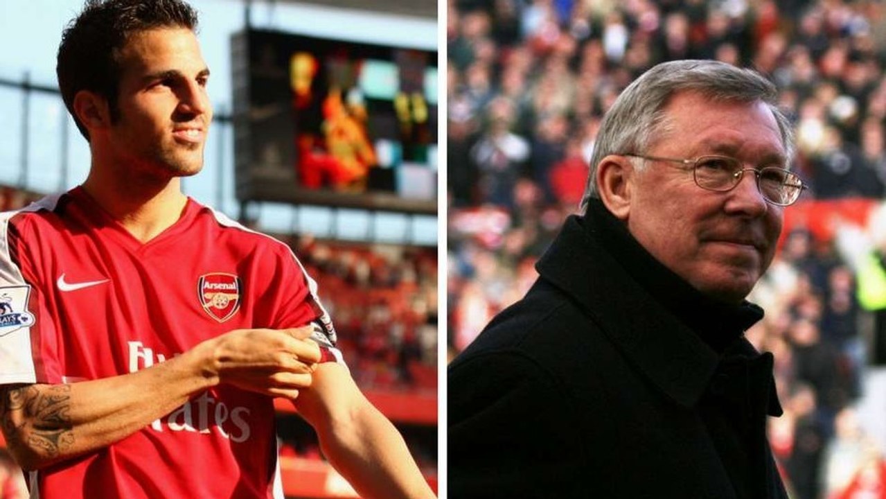 Cesc Fabregas avoue qu'il a jeté une pizza sur Alex Ferguson à l'époque où il jouait à Arsenal