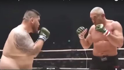 Jérôme Le Banner a perdu face à Roque Martinez pour son retour en MMA