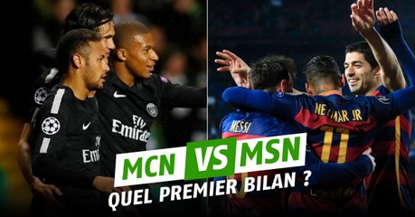 Que vaut la MCN par rapport à la MSN lors de leurs premiers matchs ensemble ?