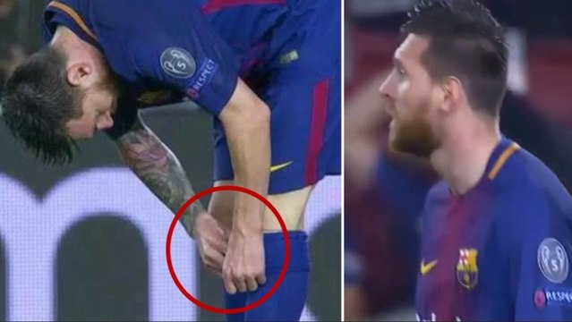 On sait enfin ce que Lionel Messi a tiré de sa chaussette et mangé lors du match du Barça !