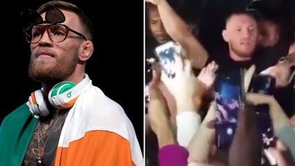 Quand Conor McGregor chante en l'honneur du Celtic Glasgow, un fan des Rangers l'attaque