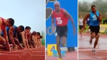 Qu'est-ce qui se passe quand Mo Farah et Anthony Joshua font la course sur 100 mètres ?