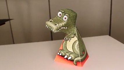 Illusion d'optique : Ce T-rex vous suit partout !