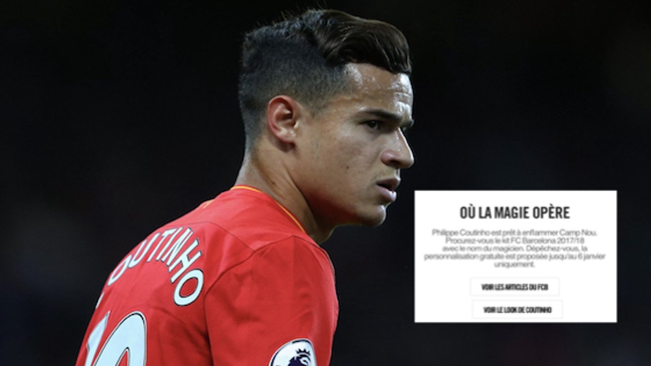 Mercato : Nike annonce le transfert de Philippe Coutinho au FC Barcelone trop tôt