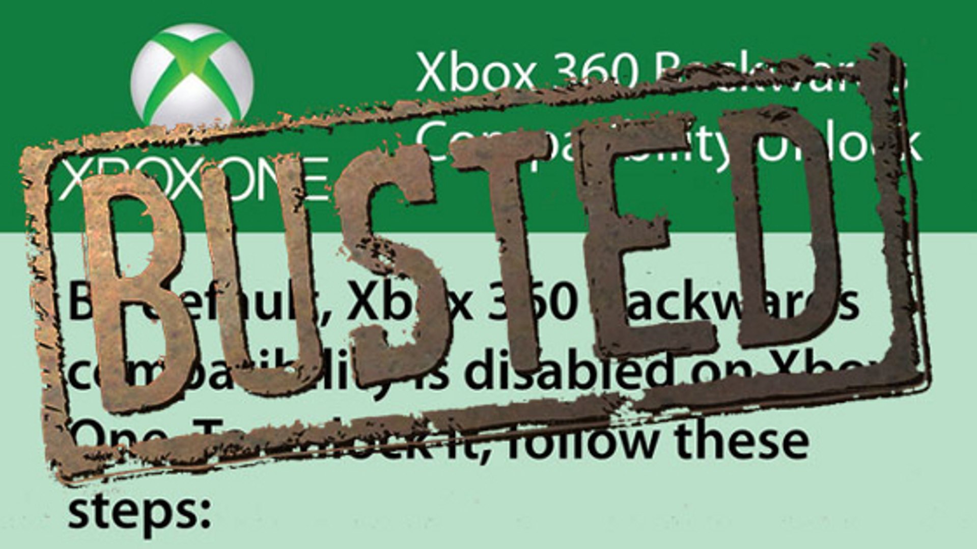 Xbox One : l'arnaque qui vous promet des jeux Xbox 360 compatibles  endommage votre console ! - Vidéo Dailymotion