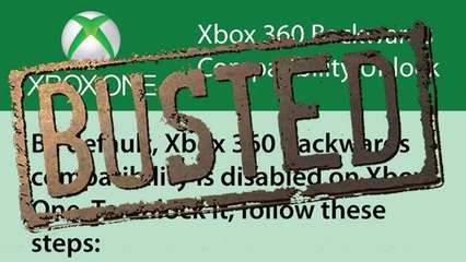 Xbox One : l'arnaque qui vous promet des jeux Xbox 360 compatibles endommage votre console !