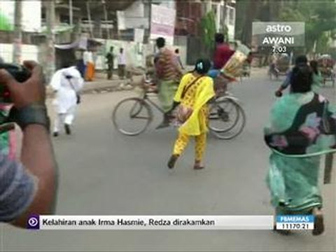 Rakyat Bangladesh merusuh