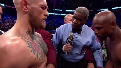 Conor McGregor n'a pas apprécié l'arbitrage de Robert Byrd lors du combat contre Floyd Mayweather