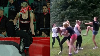 "Lutte ou crève" : des femmes hooligans menacent le Mondial en Russie