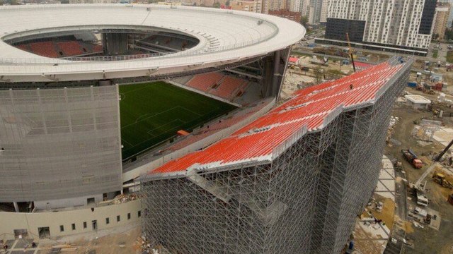Coupe du monde 2018 : le stade Ekaterinburg Arena aura des tribunes extérieures