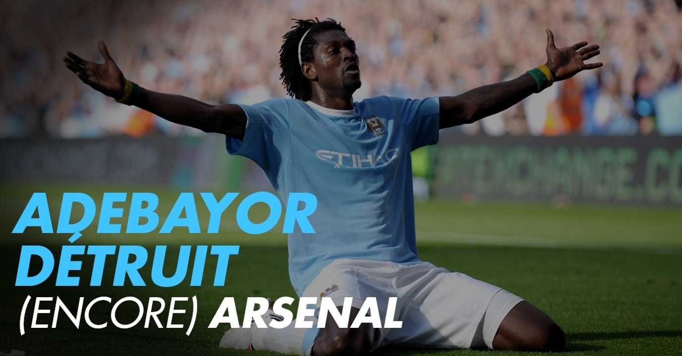 Emmanuel Adebayor clash Tomas Rosicky et son ancien club Arsenal