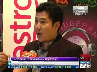 Hafiz dahului senarai pencalonan APM 2013