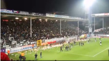 Envahissement de peluches sur un terrain belge !