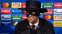 Pourquoi l'entraîneur de Donetsk s'est déguisé en Zorro après avoir battu Manchester City