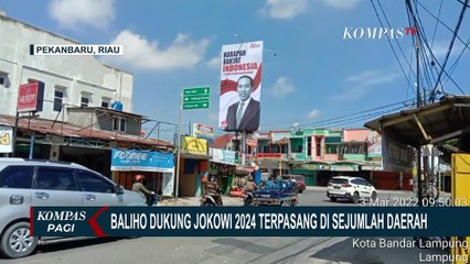 Spanduk Dukungan Jokowi 3 Periode Bermunculan di Sejumlah Daerah