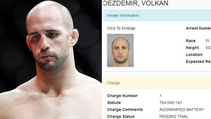 Volkan Oezdemir arrêté en Floride pour coups et blessures aggravés