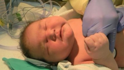 Avec ses 6,8 kilos, ce bébé est déjà le plus gros de l'année