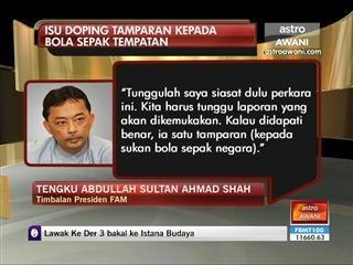 Isu doping tamparan kepada bola sepak tempatan